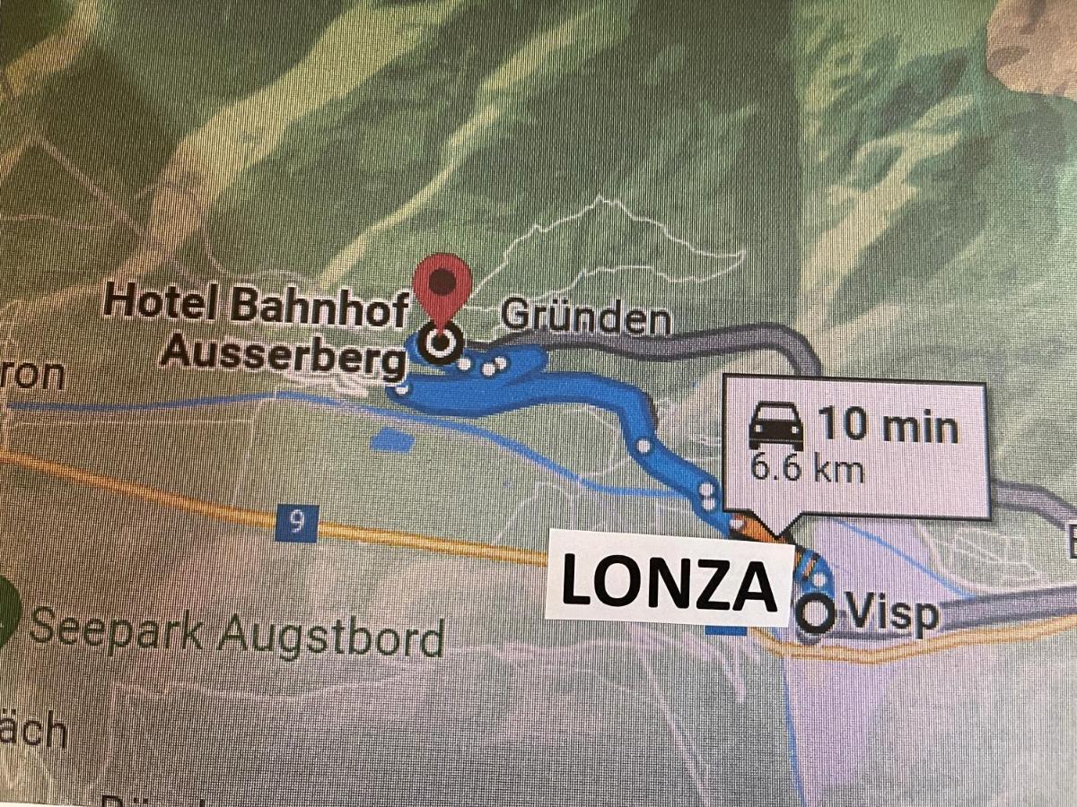 Visperblick 24-7 Parkplatz Und Fruehstueck Inkl Villa Ausserberg ภายนอก รูปภาพ